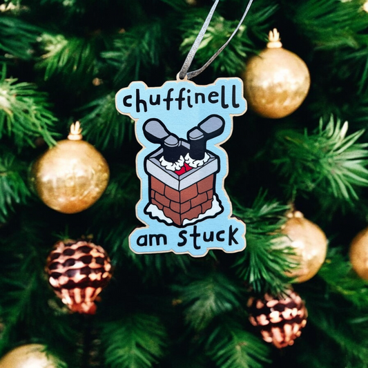 Chuffinell Am Stuck - Christmas Bauble