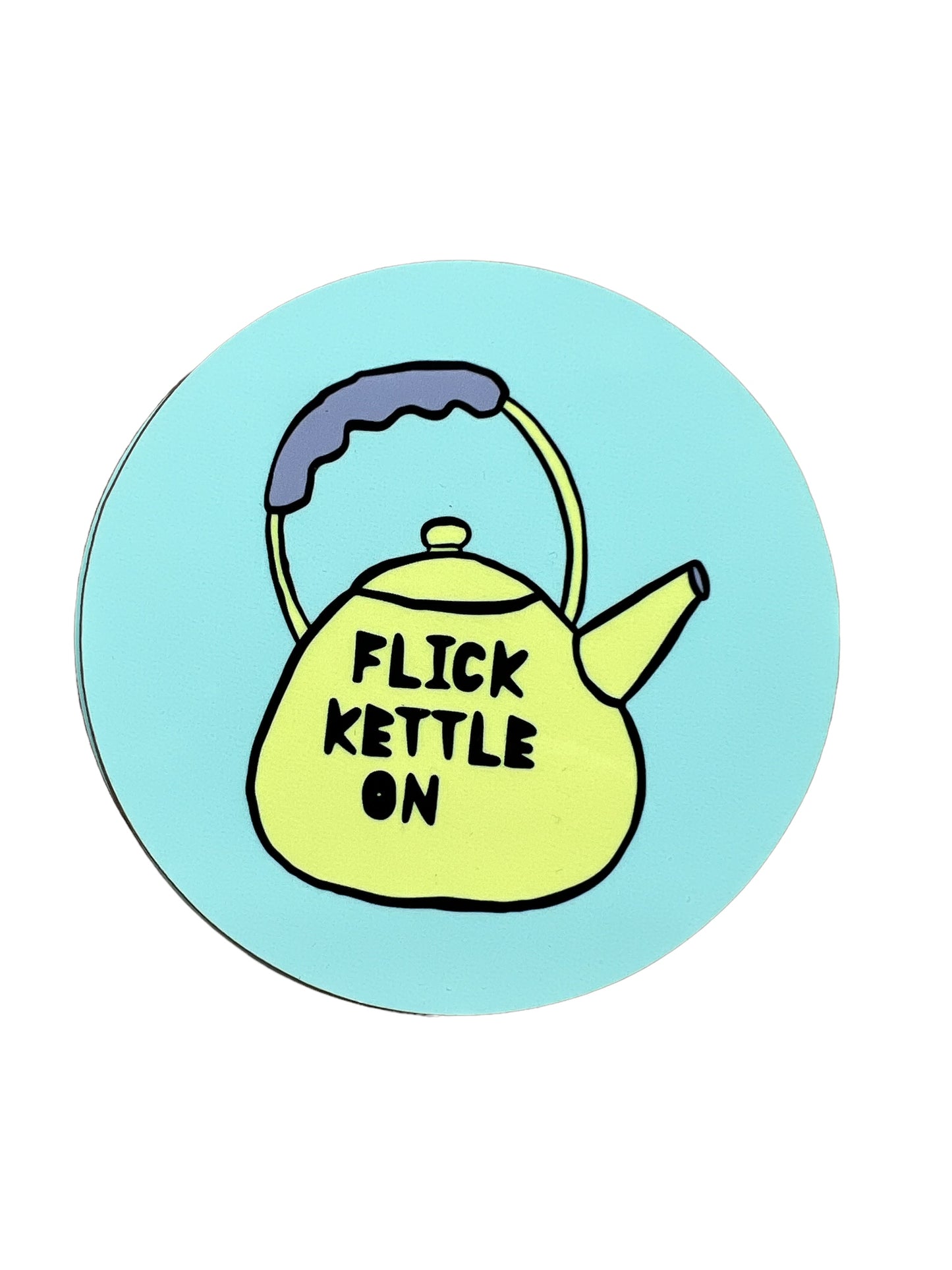 Flick Kettle On Coaster