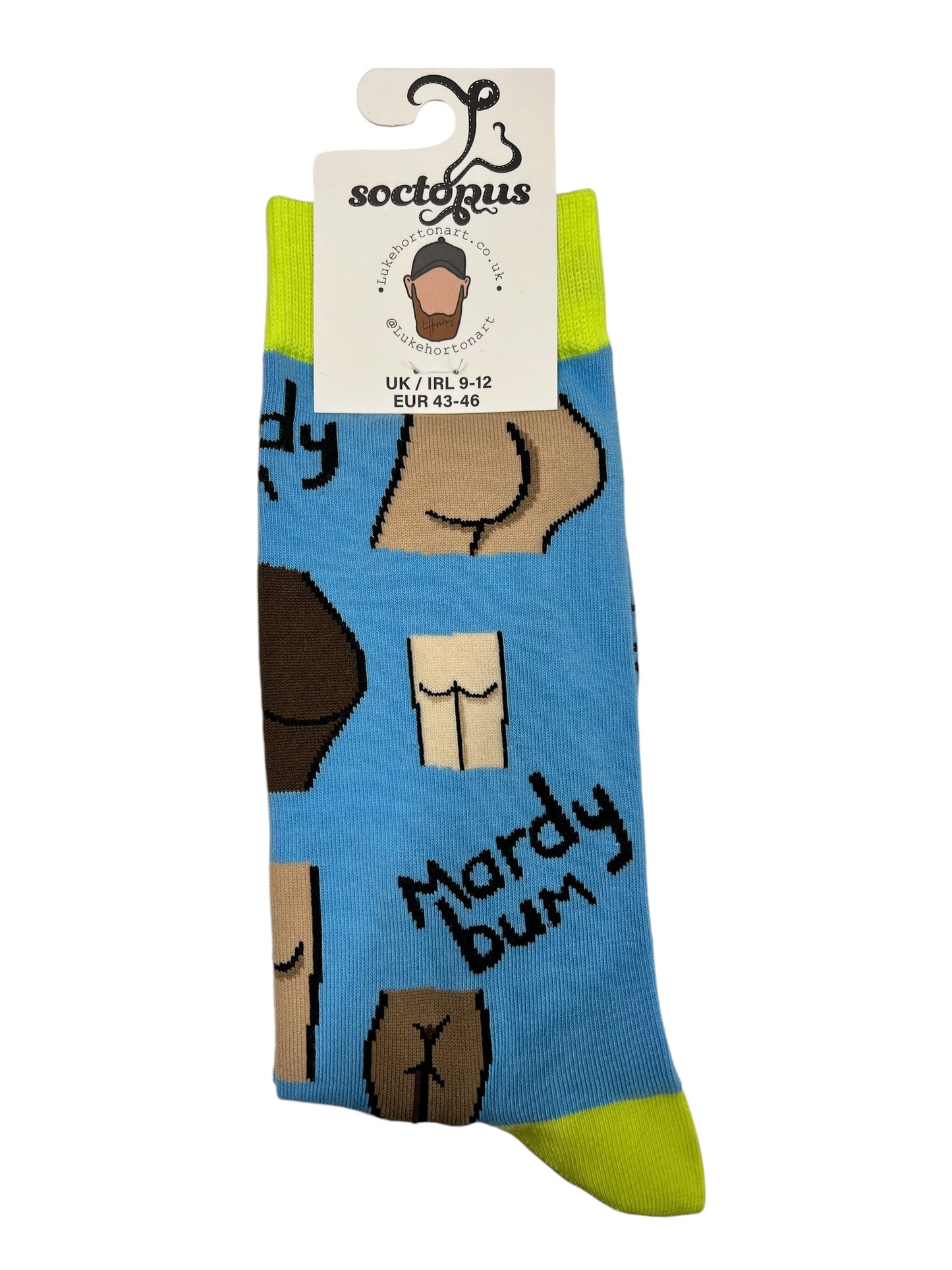 Mardy Bum Socks - Luke Horton x Soctopus Collaboration