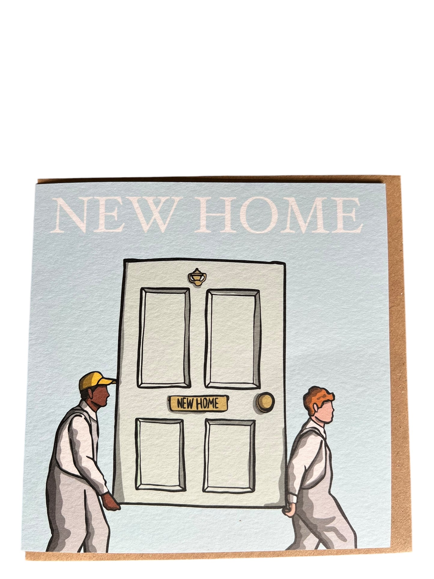 New Home - Greetings Card - Includes Bullion Chocolate - LukeHorton Art