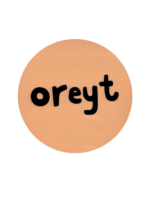 Oreyt Coaster - Yorkshire Slang - Luke Horton