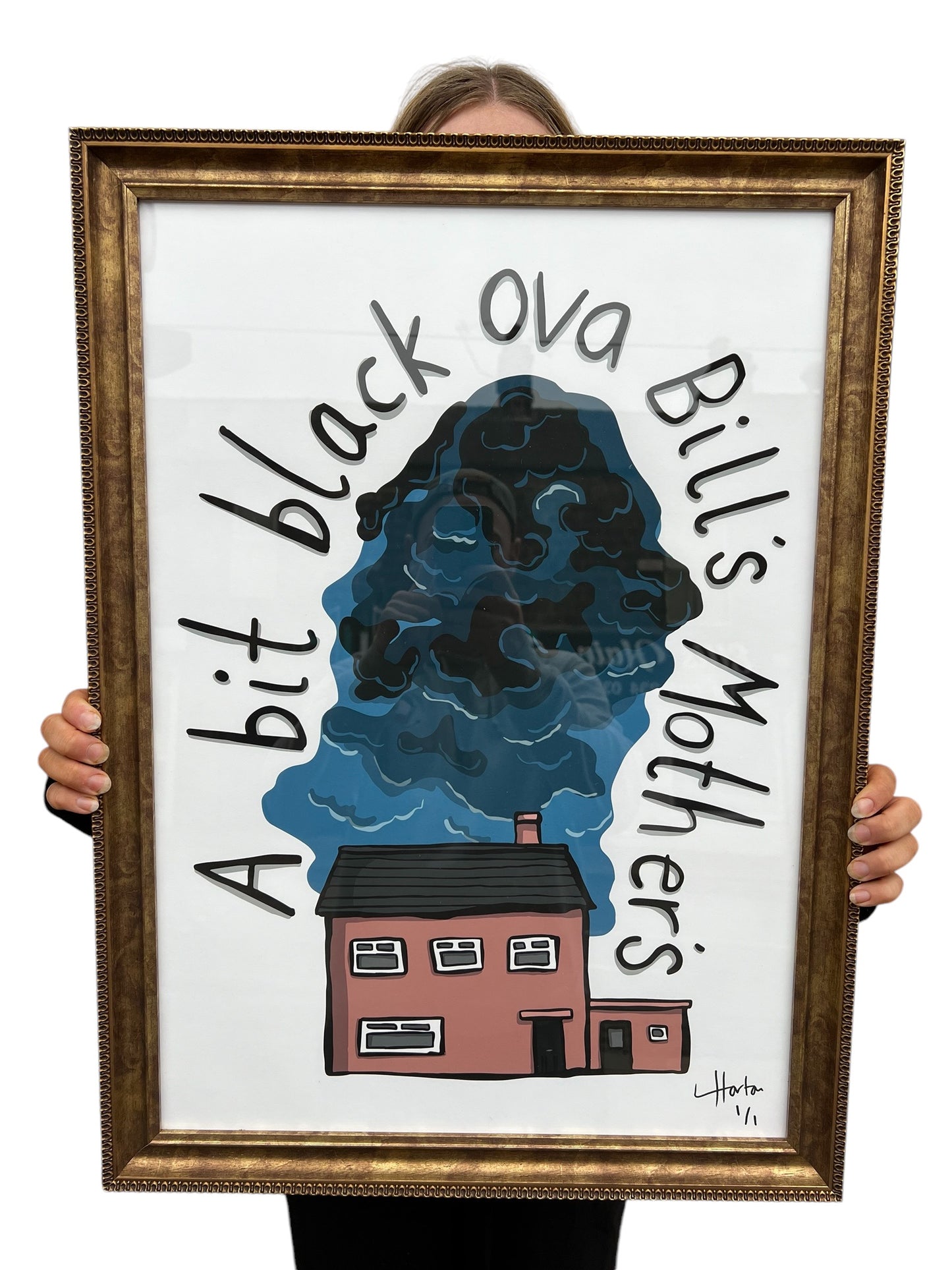 1 of 1 Signed & Framed - Black Ova Bill's Mother's - Luke Horton