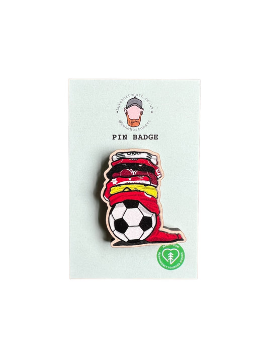 BFC Shirts - ECO Pin Badge - LukeHorton Art