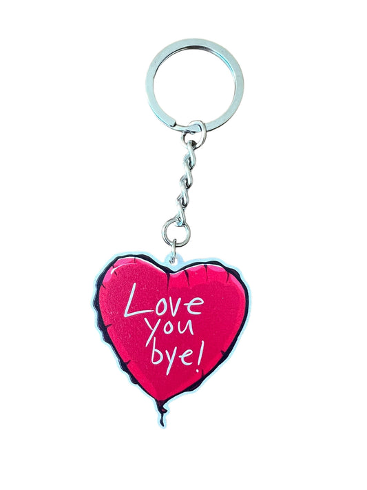 Love You Bye - Art Keyring