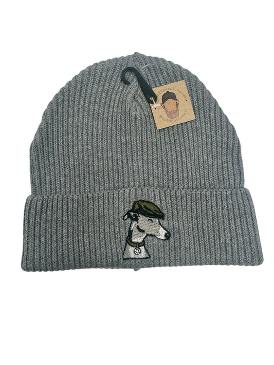 Grey Jack The Whippet - Premium Beanie - Luke Horton