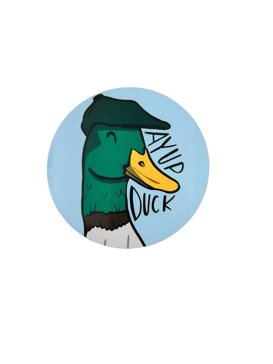 Ayup Duck Coaster V.2 - Yorkshire Slang - Luke Horton