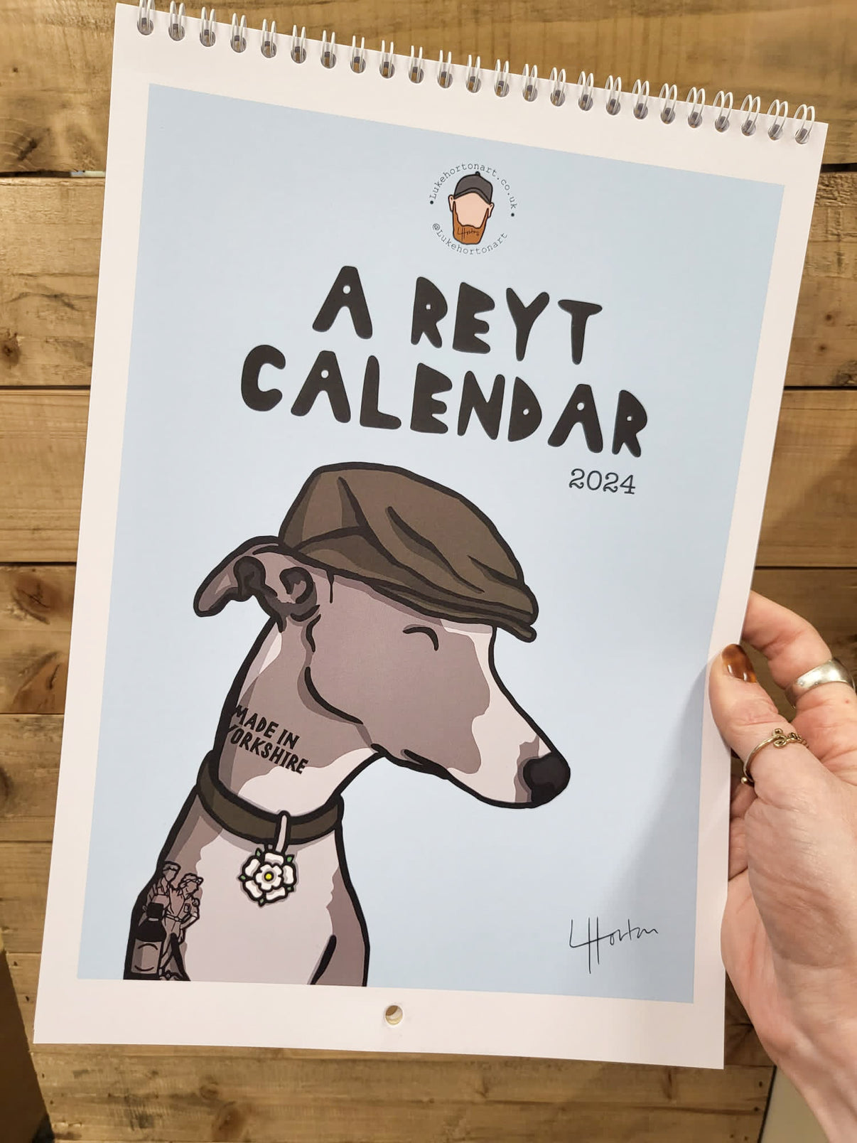 A Reyt Calendar 2024 Yorkshire Slang Art Calendar LukeHorton Art
