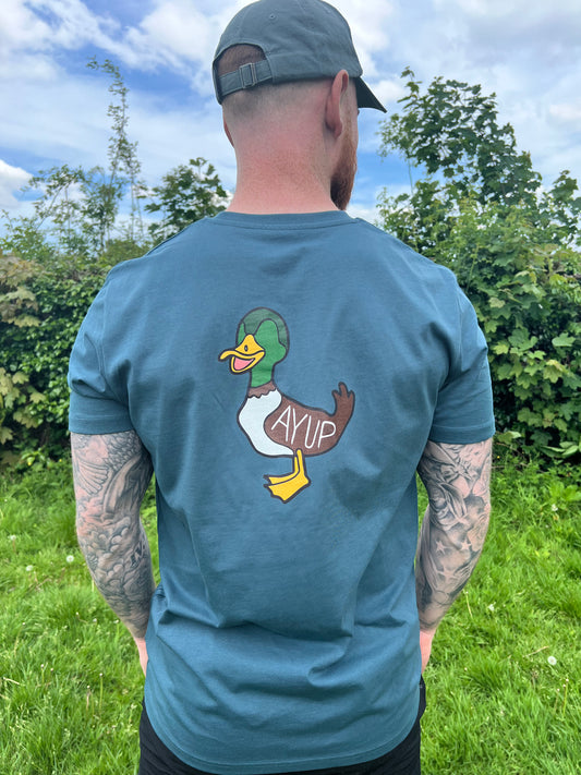 Ayup Duck - Yorkshire Slang Art Unisex T-Shirt - Luke Horton