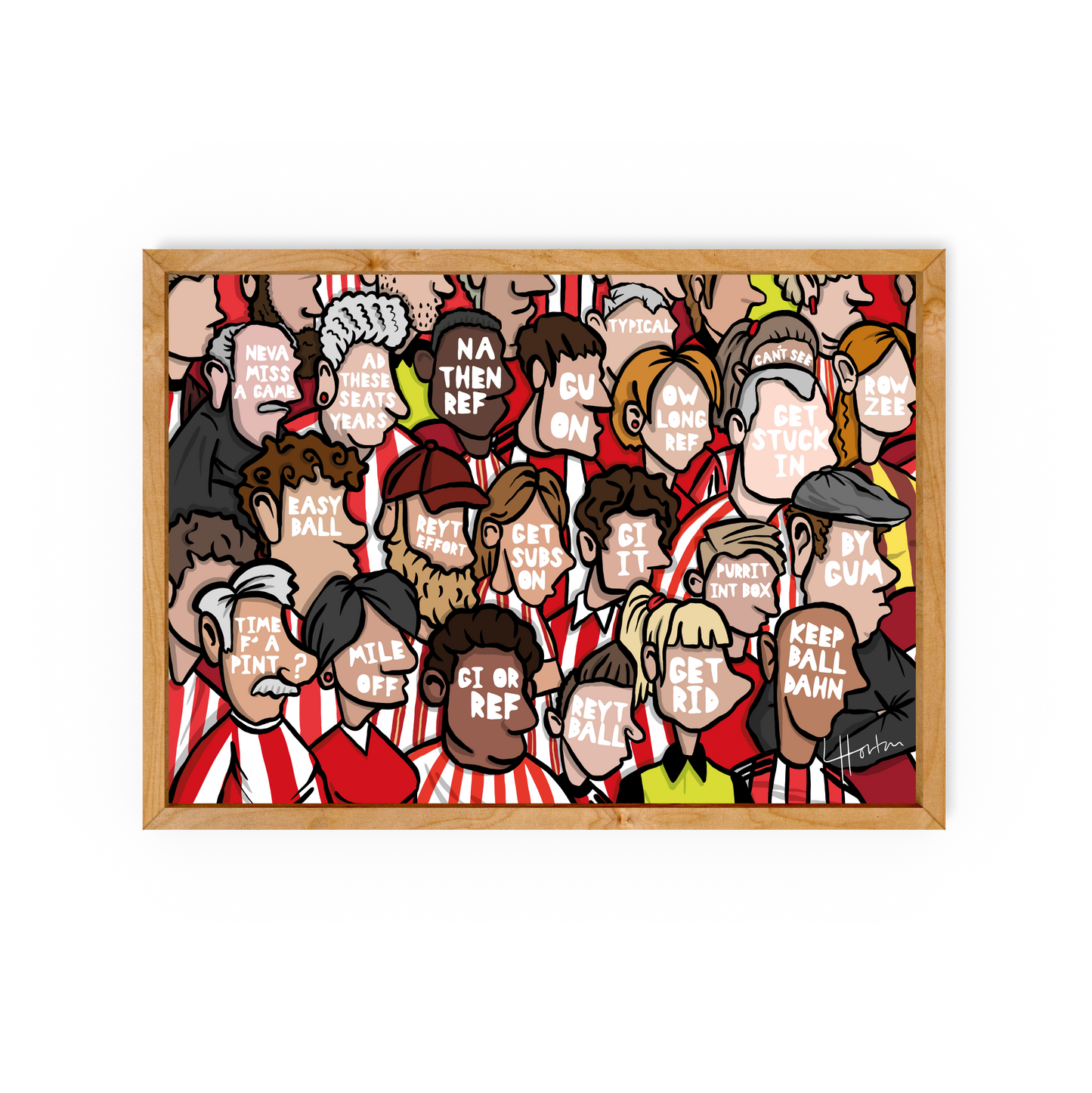 SUFC Fans - Sheffield United Art Print - Luke Horton