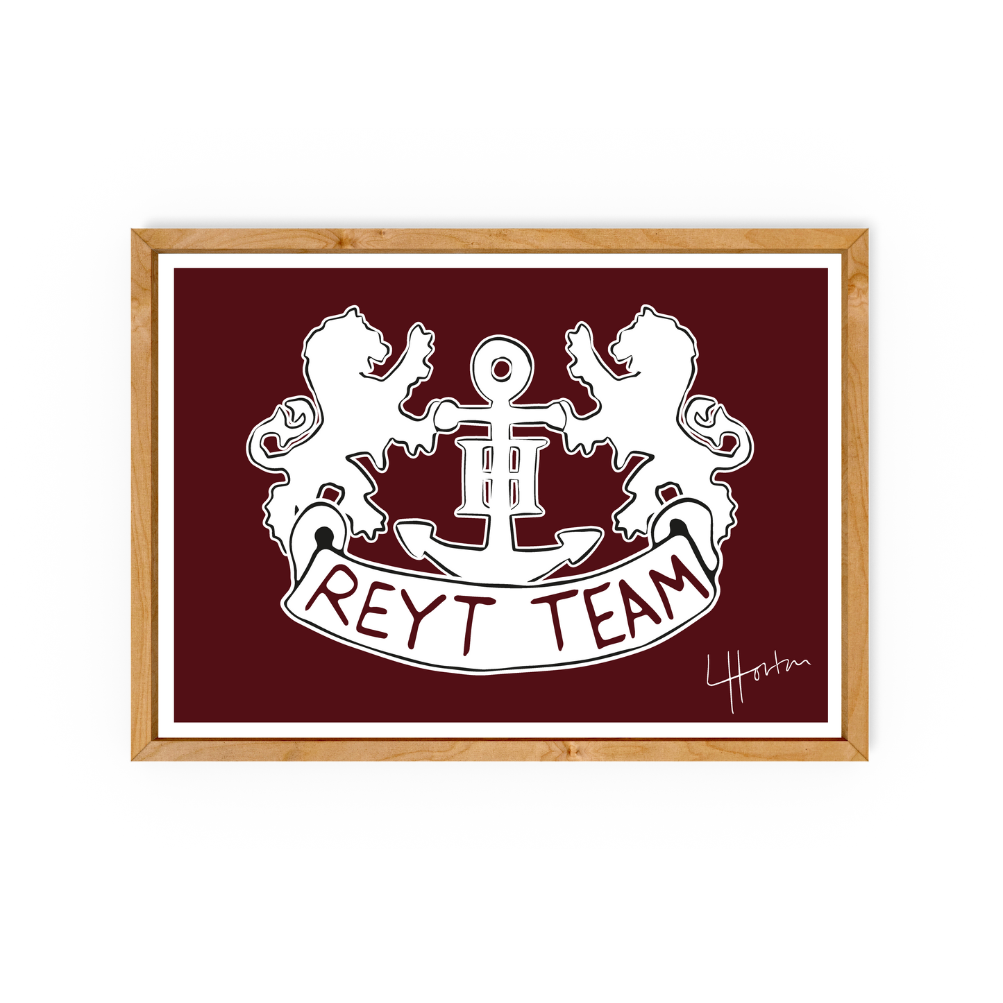 SRFC Reyt Team - Sheffield Rangers Football Club Art Print - Luke Horton