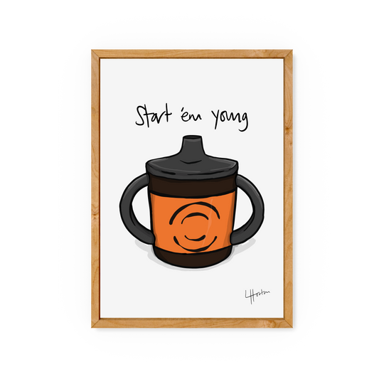 Start 'em Young - Henderson's Relish Sheffield Art Print - Luke Horton