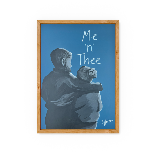 Me n Thee - Yorkshire Slang Print - Luke Horton