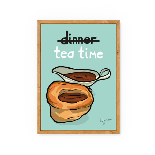 Tea Time - Yorkshire Slang Print - Luke Horton