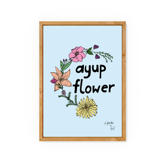 Ayup Flower - Luke x Viv Collaboration - Print - Luke Horton